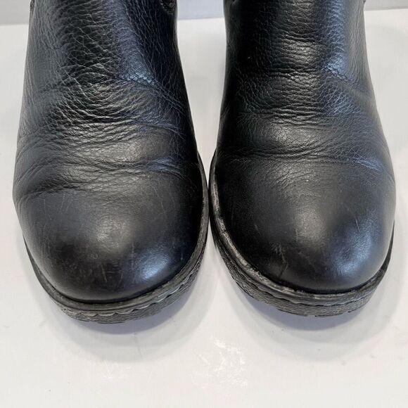 b.o.c Leather Black Boots 7.5 - Picture 8 of 13